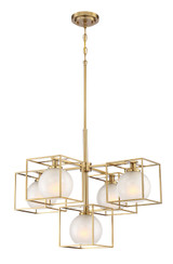 Mid. Chandeliers Glass Down by Designers Fountain ( 43 | 94585-BG Cowen ) 
