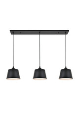 Linear/Island 3 Light Bar by Elegant Lighting ( 173 | LD4057D40BK Nota ) 