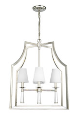 Foyer/Hall Lanterns Open Frame by Crystorama ( 60 | 8864-PN Baxter ) 