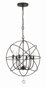 Mid. Chandeliers Sphere by Crystorama ( 60 | 9226-EB Solaris ) 