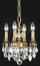 Mini Chandeliers Candle by Elegant Lighting ( 173 | 9104D10FG/RC Lillie ) 