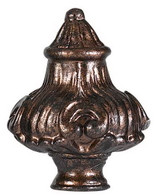 Specialty Items Fixture Accents/Parts by Cal Lighting ( 225 | FA-5058B Metal Finials ) 