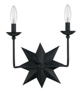 Sconces Double Candle by Crystorama ( 60 | 9232-BK Astro ) 