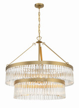 Mid. Chandeliers Multi-Port/Cascade by Crystorama ( 60 | EMO-5408-MG Emory ) 