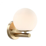Sconces Single Glass by Designers Fountain ( 43 | D252C-WS-BG Crown Heights ) 