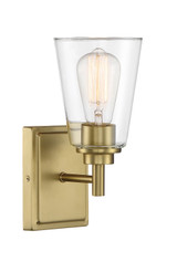 Sconces Single Glass by Designers Fountain ( 43 | 95701-BG Westin ) 