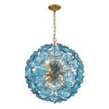 Mid. Chandeliers Starburst by Crystorama ( 60 | ESM-4006-AG-BL Esme ) 