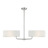 Linear/Island 2 Light Bar by Designers Fountain ( 43 | D253M-IS-PN Midtown ) 