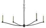 Large Chandeliers Candle by Currey and Company ( 142 | 9000-0176 Knole Black Chandelier ) 