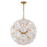 Mid. Chandeliers Starburst by Crystorama ( 60 | ESM-4006-AG-WH Esme ) 