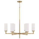 Mid. Chandeliers Glass Up by Capital Lighting ( 65 | 451761AD Alyssa ) 