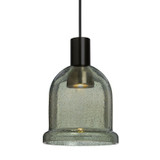 Mini Pendants Glass Down by Besa ( 74 | X-KIBAMS-LED-BK Besa Kiba Pendant ) 