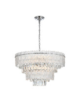 Mid. Chandeliers Glass Down by Elegant Lighting ( 173 | 1780D25C Emilia ) 