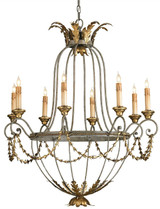 Mid. Chandeliers Candle by Currey and Company ( 142 | 9948 Elegance Chandelier ) 