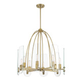 Mid. Chandeliers Glass Up by Designers Fountain ( 43 | D256M-8CH-BG Bergen Beach ) 