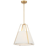 Pendants Fabric Shade by Crystorama ( 60 | FUL-904-GA Fulton ) 