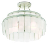 Semi-Flush Mts. Drum Shade by Currey and Company ( 142 | 9999-0030 Vintner Collection ) 