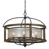 Mid. Chandeliers Drum Shade by Cal Lighting ( 225 | FX-3536/5 Round ) 