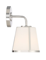 Sconces Single Glass by Crystorama ( 60 | FUL-911-PN Fulton ) 