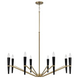 Large Chandeliers Candle by Capital Lighting ( 65 | 453881AB Enzo ) 