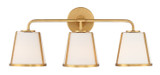 Bathroom Fixtures Three Lights by Crystorama ( 60 | FUL-913-GA Fulton ) 