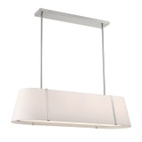 Linear/Island Drum Shade by Crystorama ( 60 | FUL-917-PN Fulton ) 