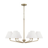Mid. Chandeliers Candle by Capital Lighting ( 65 | 456661AD-714 Chadwick ) 