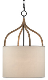 Pendants Drum Shade by Currey and Company ( 142 | 9000-0445 Dunning Pendant ) 
