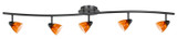 Semi-Flush Mts. Rail Kits by Cal Lighting ( 225 | SL-954-5-DB/AMS Serpentine ) 