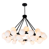 Large Chandeliers Glass Shade by CWI Lighting ( 401 | 1020P39-45-101 Arya ) 
