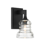 Sconces Single Glass by Crystorama ( 60 | GRG-1041-MK Gregory ) 