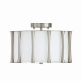 Semi-Flush Mts. Drum Shade by Capital Lighting ( 65 | 244631BN Bodie ) 