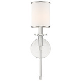Sconces Single Candle by Crystorama ( 60 | HAT-471-PN Hatfield ) 