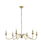 Large Chandeliers Candle by Elegant Lighting ( 173 | LD5056D42SG Rohan ) 