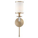 Sconces Single Candle by Crystorama ( 60 | HAT-471-VG Hatfield ) 