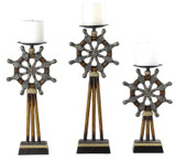 Home Accents Candles/Holders by Cal Lighting ( 225 | TA-941/3C El Capitan ) 