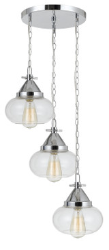 Mini Pendants 3 Light Cluster by Cal Lighting ( 225 | FX-3624-3P Maywood ) 
