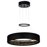 Pendants Drum Shade by CWI Lighting ( 401 | 1040P20-101 Rosalina ) 