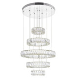Large Chandeliers Glass Shade by CWI Lighting ( 401 | 1044P24-601-R-5C Madeline ) 