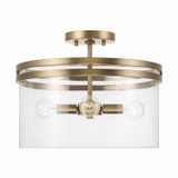 Semi-Flush Mts. Drum Shade by Capital Lighting ( 65 | 248741AD Fuller ) 