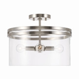 Semi-Flush Mts. Drum Shade by Capital Lighting ( 65 | 248741BN Fuller ) 