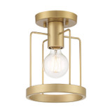 Semi-Flush Mts. Cage by Designers Fountain ( 43 | D273M-SF-GM Tafo ) 
