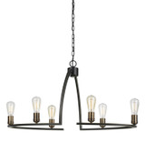 Mid. Chandeliers Candle by Cal Lighting ( 225 | FX-3664-6 Kinder ) 