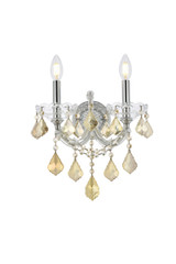 Sconces Double Candle by Elegant Lighting ( 173 | 2800W2C-GT/RC Maria Theresa ) 