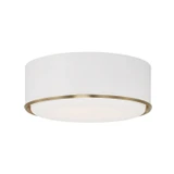 Flush Mounts Drum Shade by Capital Lighting ( 65 | 254831RE Carlton ) 