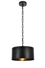 Pendants Metal Shade by Elegant Lighting ( 173 | LD6015D15BK Miro ) 