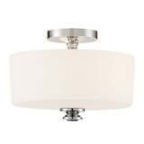 Flush Mounts Bowl Style by Crystorama ( 60 | TRA-A3302-PN Travis ) 
