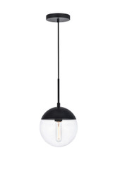 Mini Pendants Glass Down by Elegant Lighting ( 173 | LD6027BK Eclipse ) 
