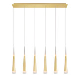 Linear/Island 4 Light + by CWI Lighting ( 401 | 1103P40-6-602 Andes ) 