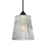 Mini Pendants Glass Down by Besa ( 74 | X-512500-BK Besa Nico 4 Pendant ) 